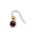 Garnet Drop Earrings
