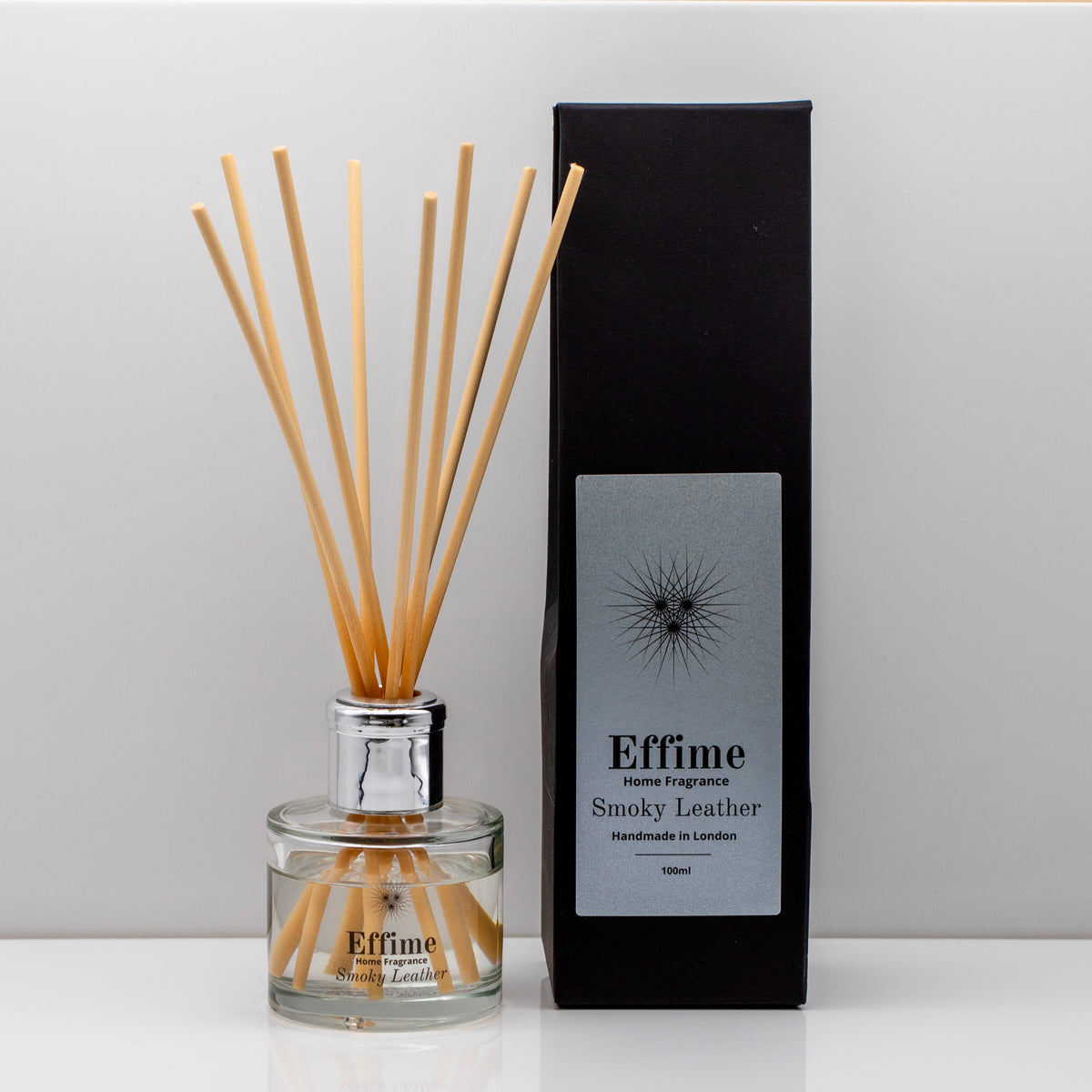 Smoky Leather Reed Diffuser