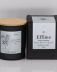 Floral Name with Message Scented Candle