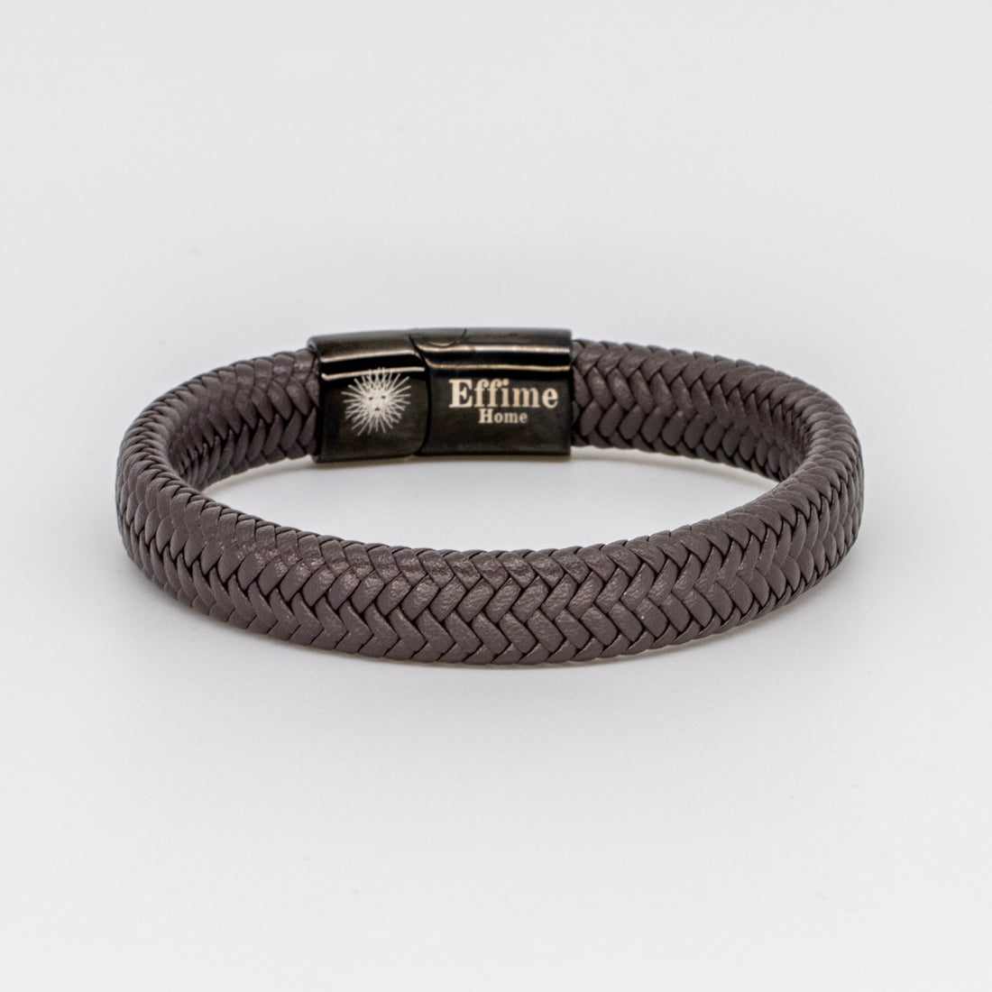 Brown Leather Braid Bracelet