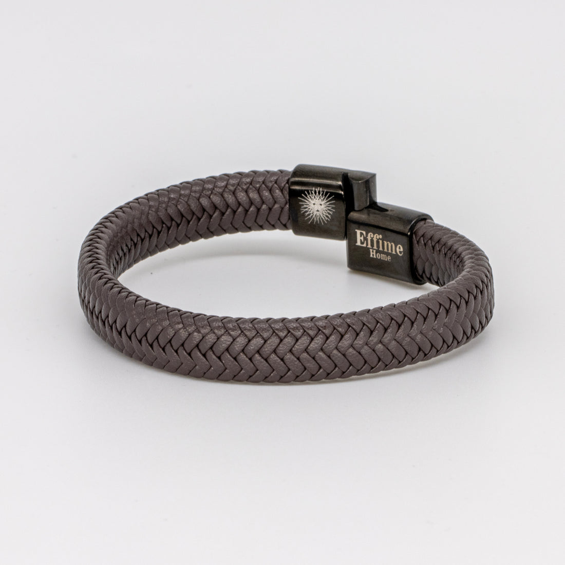 Brown Leather Braid Bracelet