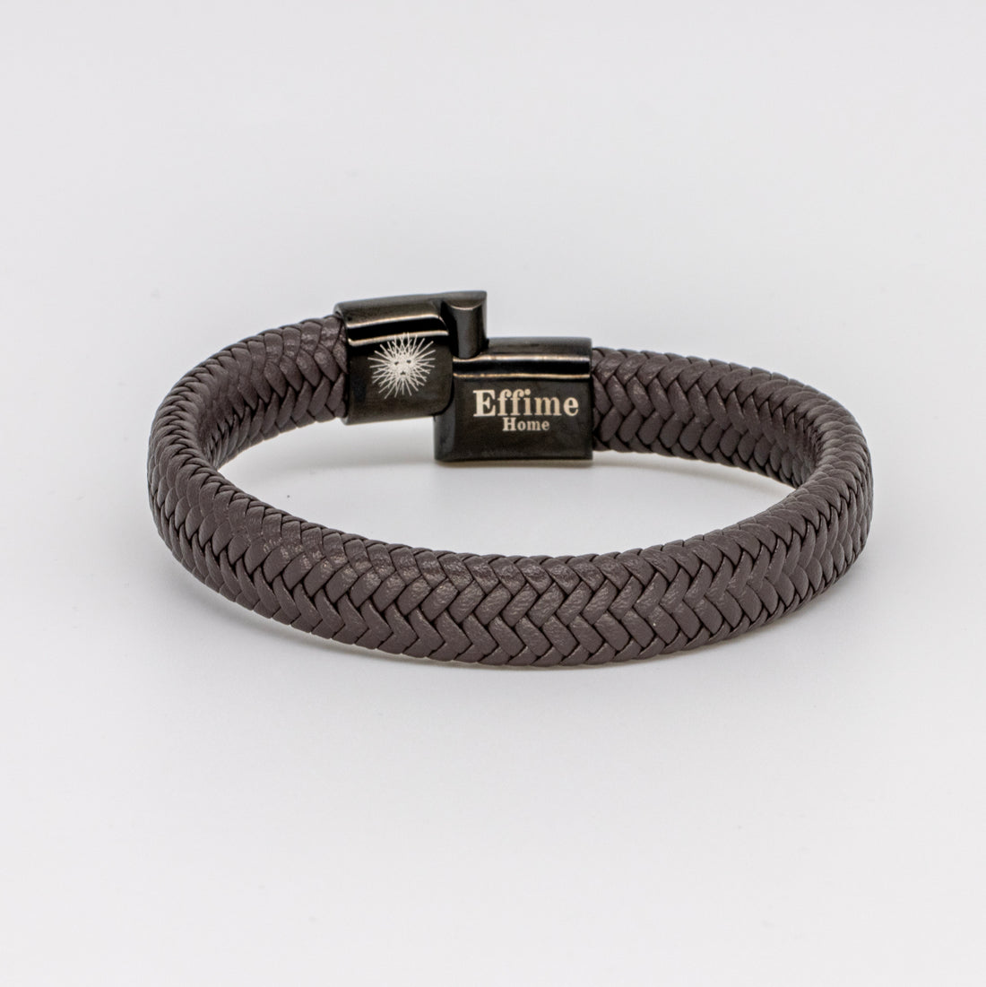Brown Leather Braid Bracelet