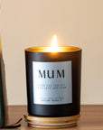 Personalise Mum Scented Candle