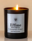 Lemongrass Ginger Scented Candle