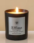 Lemongrass Ginger Scented Candle