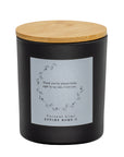 Floral Message Personalise Scented Candle