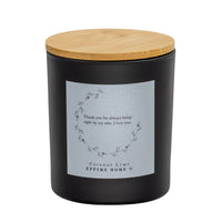 Floral Message Personalise Scented Candle