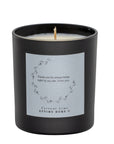 Floral Message Personalise Scented Candle
