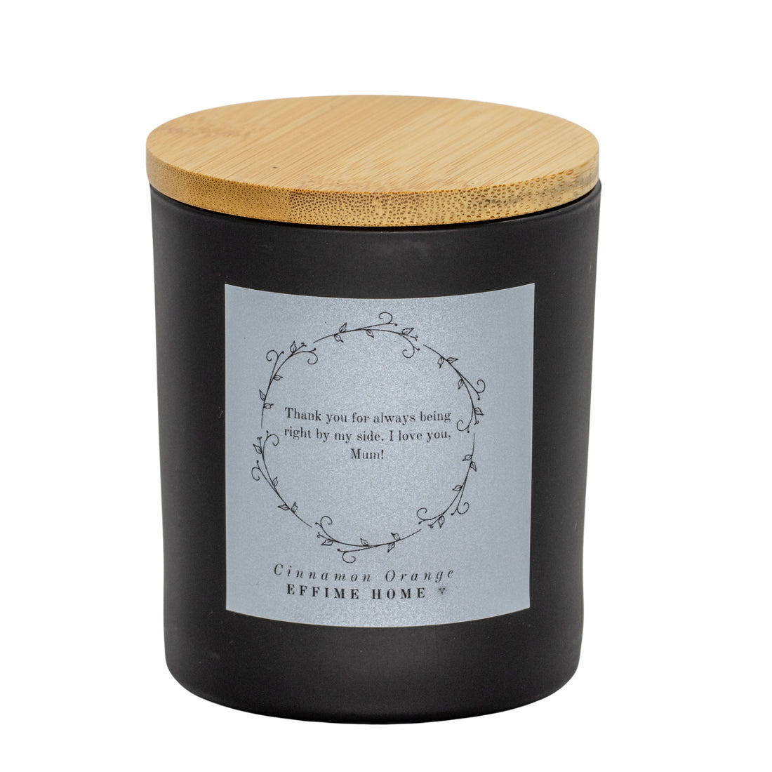 Floral Personalise Scented Candle