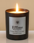 Velvet Rose & Oud Scented Candle