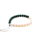 Malachite and Pearl Bracelet