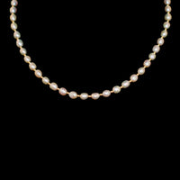 Pearls with Gold Necklace