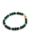 Malachite and Gold Bracelet