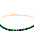 Malachite and Pearl Necklace