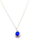 Lapis Lazuli Silver Necklace