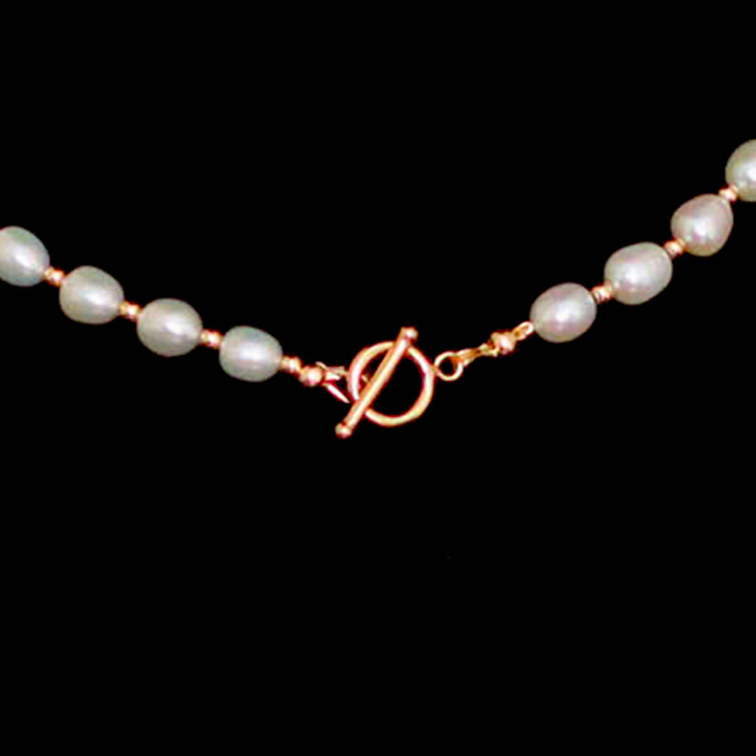 Pearls with Gold Necklace