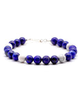 Lapis Lazuli and Howlite Bracelet
