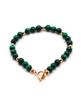 Malachite and Gold Bracelet