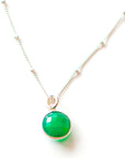 Green Onyx Pendant Necklace