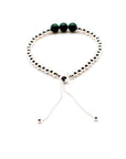 Silver and Malachite Bracelet