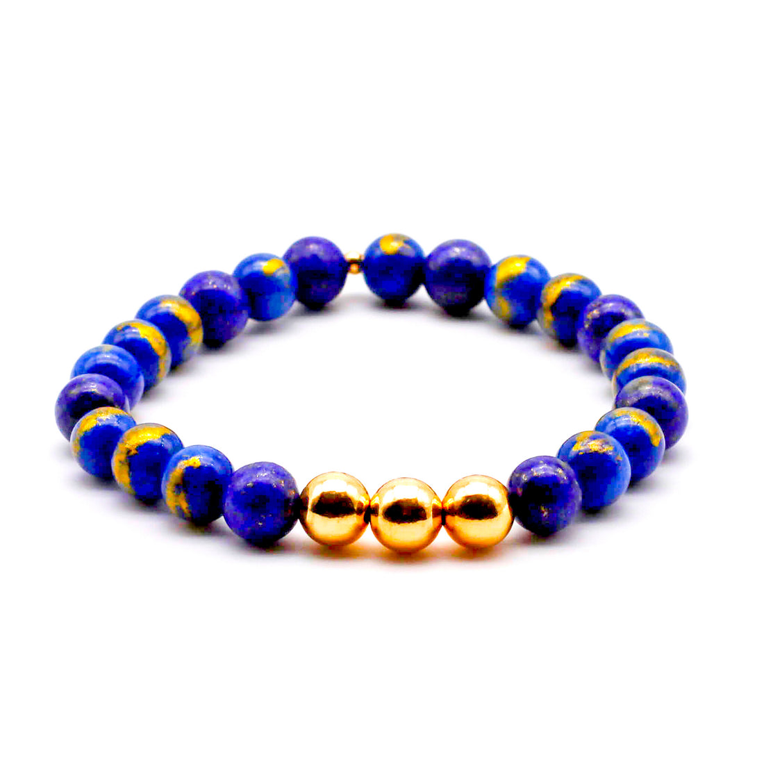Lapis Lazuli and Gold Bracelet