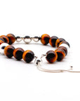 Tiger Eye and Silver Bracelet
