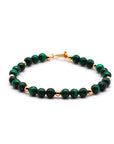 Malachite and Gold Bracelet