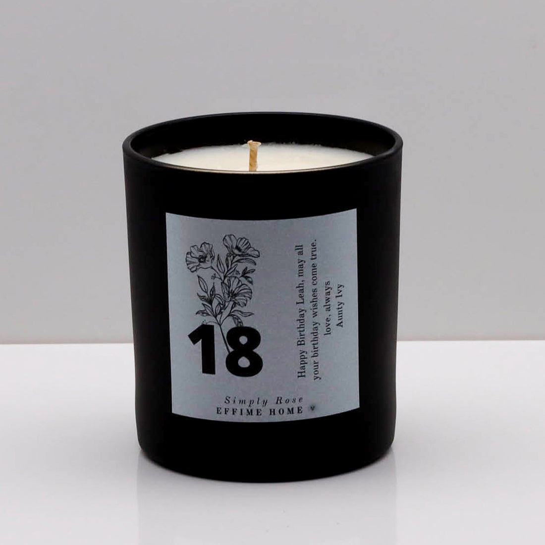 Age With Tulips Candle