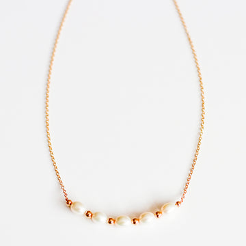 Pearl and Gold Necklace